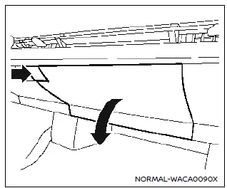 Nissan Ariya. Guantera