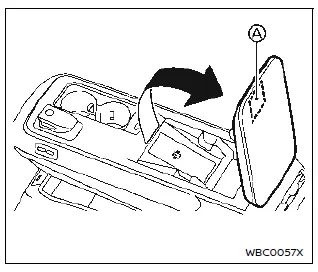 Nissan Ariya. Caja de consola