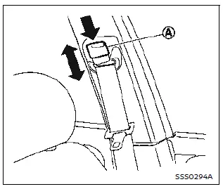 Nissan Ariya. Cinturón de seguridad de tipo de tres puntos con retractor