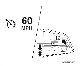 Nissan Ariya. Control de crucero convencional (velocidad fija)