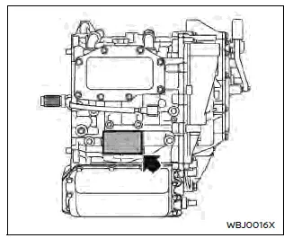 Nissan Ariya. Número de serie de motor de tracción