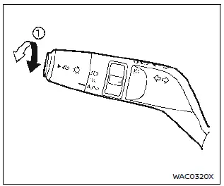 Nissan Ariya. Interruptor de faros